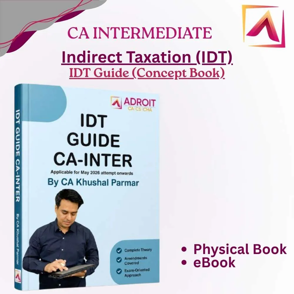 CA Inter IDT Guide (Concept Book)