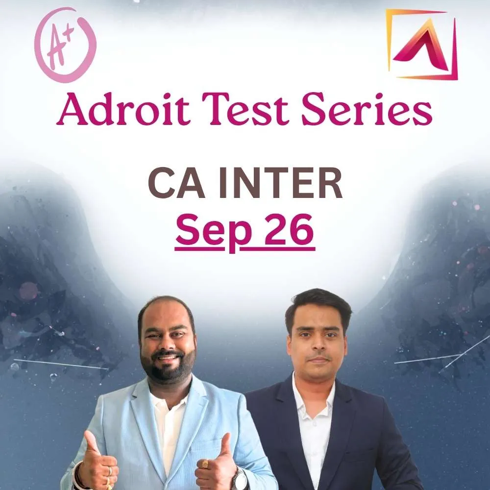 CA Inter Test Series - Sep 26 