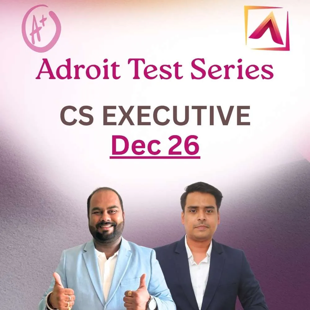 CS Executive Test Series - December 26 